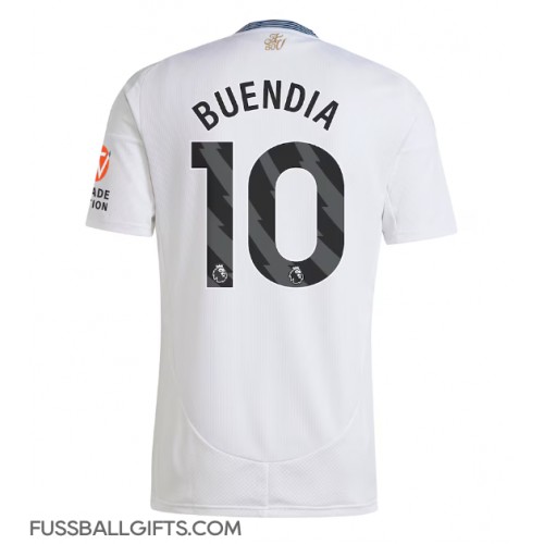 Aston Villa Emiliano Buendia #10 Fußballbekleidung Auswärtstrikot 2024-25 Kurzarm